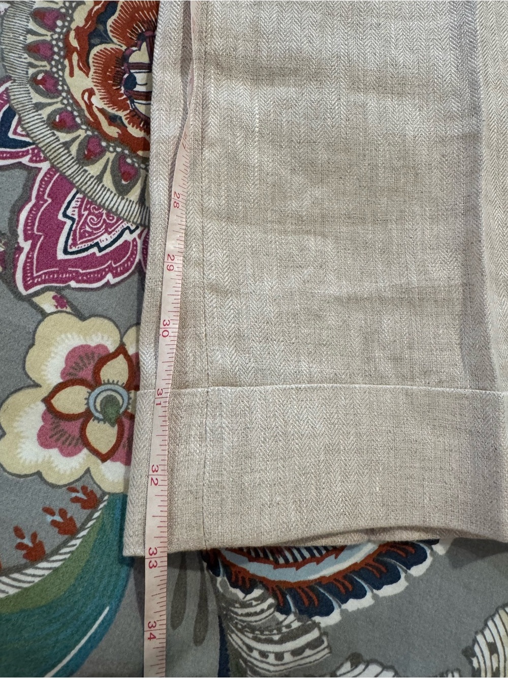 J. Crew Flax Color Herringbone 100% Linen Trousers - Picture 11 of 12